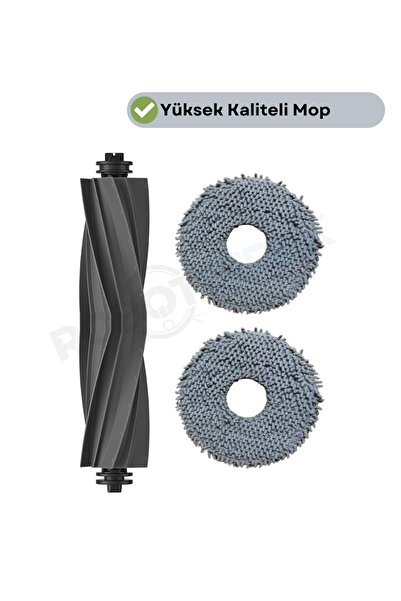 robotyedek Dreame X30 Ultra (RLX56CE) Συμβατή λαστιχένια κύρια βούρτσα και σφ...
