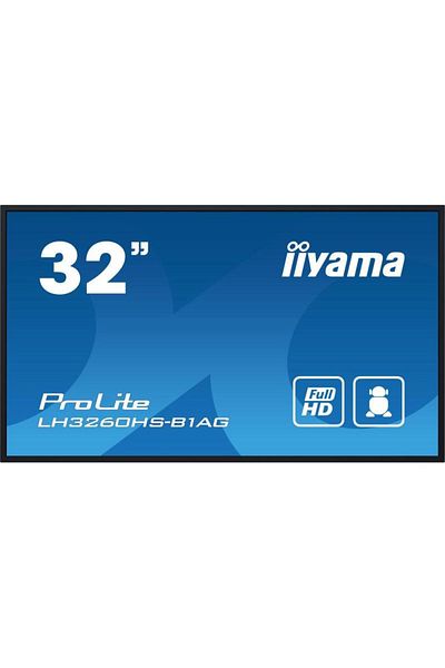 IIYAMA Monitor IPS LED Iiyama, 32", FullHD, 3xHDMI (Negru)