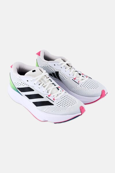 adidas حذاء جري Adzero SL برباط للنساء، أبيض