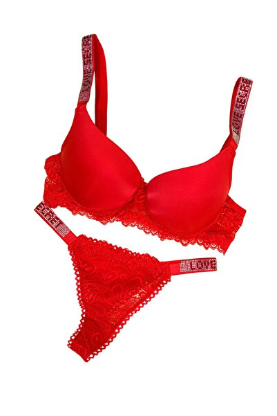 Ladytime Set micro sutien cu detalii de piatră -250