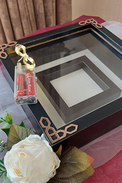 Verda Çerçeve إطار صور LED مقاس 25 × 25 مع تصميمات الورود الخاصة بك