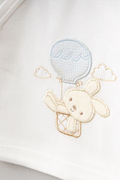 Bebitof Balloon Rabbit Patterned 5 Piece Newborn Hospital Outfit Set