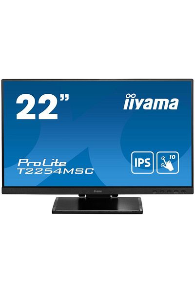 IIYAMA Monitor IPS LED iiyama PROLITE 21.5" T2254MSC-B1AG, Full HD (1920 x 1080), HDMI, DisplayPort