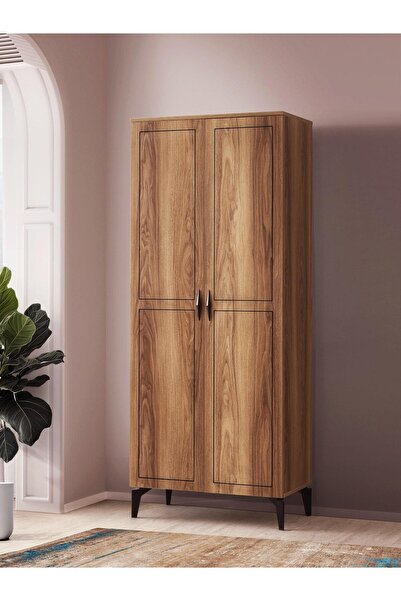 Erezogulları Mobilya Hazar 2 Kapılı Gardırop Elbise Dolabı 80x47x200cm