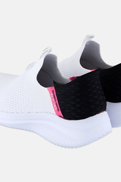SKECHERS Women Ultra Flex Fresh Time Slip On Training Shoes, White