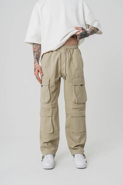 go gang own Παντελόνι Cargo με λεπτομέρεια Urban Flow Leg