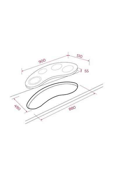 Teka Vr 90 4g Aı Al Tr Cı 90 Cm. Siyah Cam Ankastre Ocak