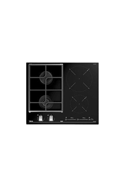 Teka Jzc 64322 Bk Siyah 2 Gözü Gazlı 2 Gözü Indüksiyonlu Cam Ankastre Ocak