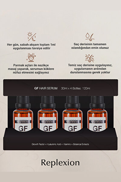 Replexion Gf Hair Serum 120 Ml. / Antı-hair Loss, Haır Growth Serum