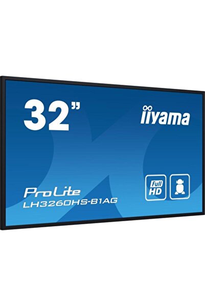 IIYAMA Monitor IPS LED Iiyama, 32", FullHD, 3xHDMI (Negru)