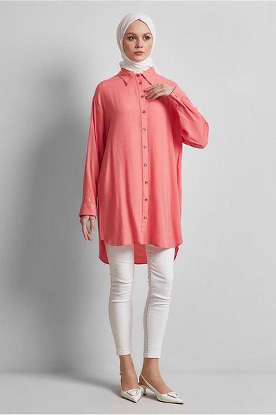 Alvina Shirt Collar Tunic 44810