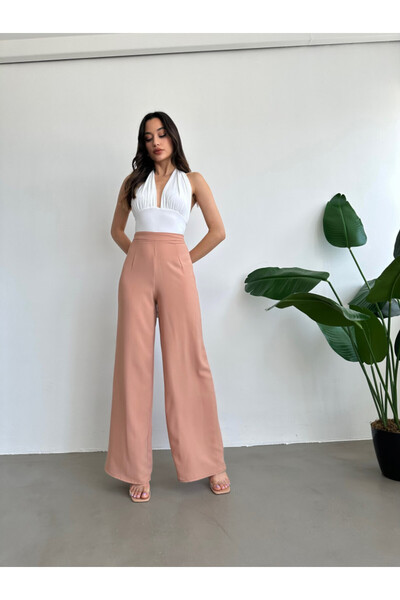 ADA MODA Flared Canvas Pants