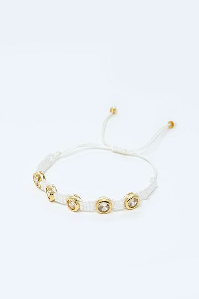 Perspective Gray White Color Women's Bracelet