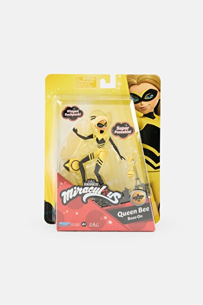 ZAG Heroez Miraculous دمية ملكة النحل الأنيقة القابلة للتعديل، باللون الأصفر