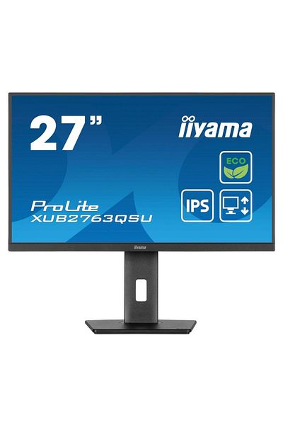 IIYAMA Monitor IPS LED Iiyama 27" XUB2763QSU-B1, QHD (2560 x 1440), HDMI, DisplayPort, Boxe, 100 Hz, 2 ms