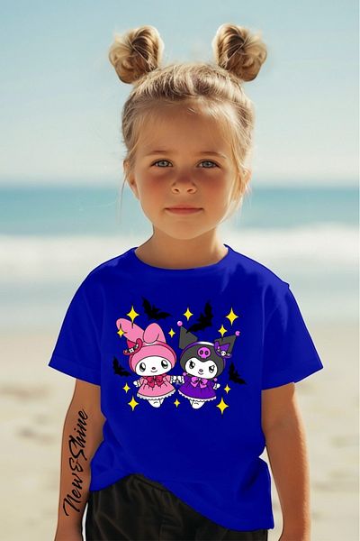 New Shine În căruciorul 6 și mai sus, 1 tricou este cadou pentru achiziții - Tricou pentru copii oversize imprimat Kuromi