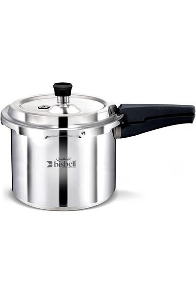 Generic Bisbell Premium Aluminium Pressure Cooker, 3L, Dripless Design with Safety Gasket (3),BB1997