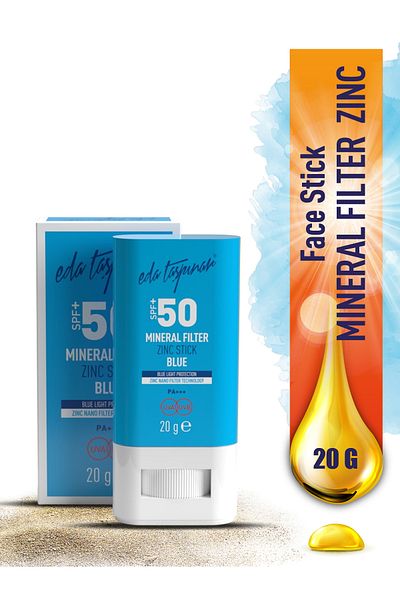 Eda Taşpınar Blue Zinc Stick - SPF 50+ Mineral Filter (EGY0030)