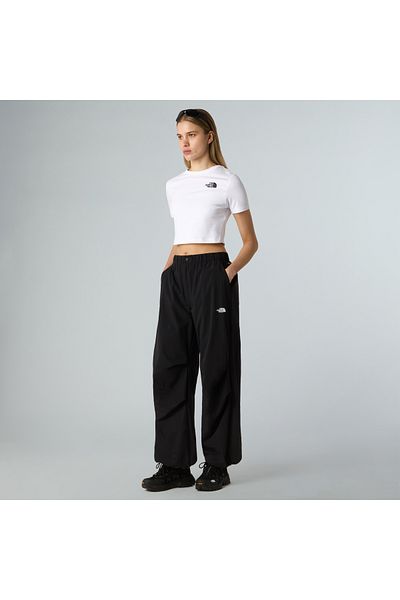 THE NORTH FACE Essentials Cropped Slim κοντομάνικο γυναικείο λευκό μπλουζάκι NF0A55AOFN41
