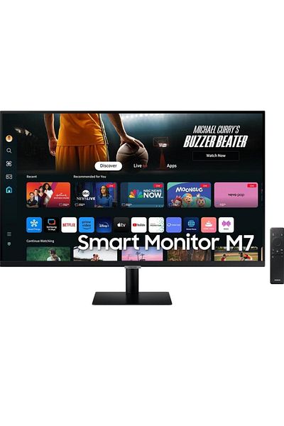 Samsung Monitor VA LED Samsung Smart M7, 32", UHD (3840 x 2160), HDMI (Negru)