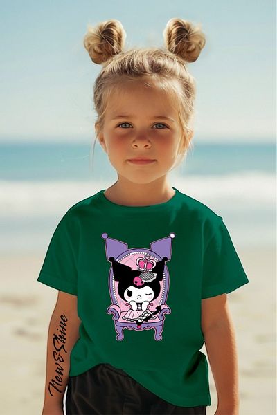 New Shine În căruciorul 6 și mai sus, 1 tricou este cadou pentru achiziții - Tricou pentru copii oversize imprimat Kuromi