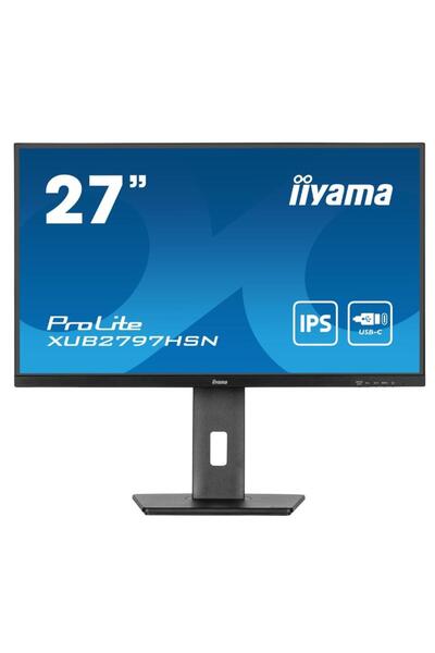 IIYAMA Monitor IPS LED Iiyama 27" XUB2797HSN-B, Full HD (1920 x 1080), HDMI, ...