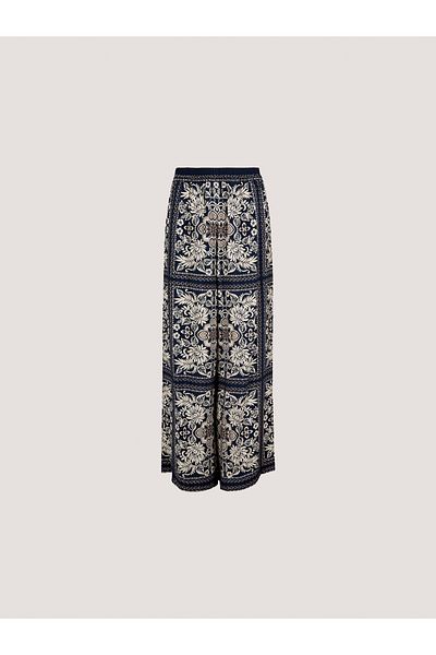 Apricot Hose Mit Kimono-schal-druck