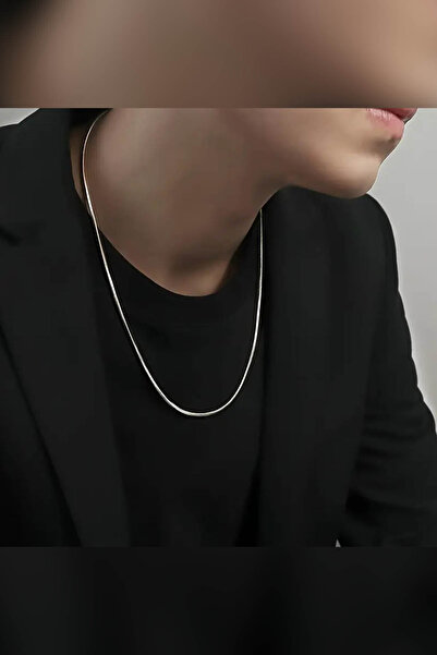 TREND COLLECTİON قلادة من الفولاذ المقاوم للصدأ للرجال على شكل ثعبان إيطالي م...