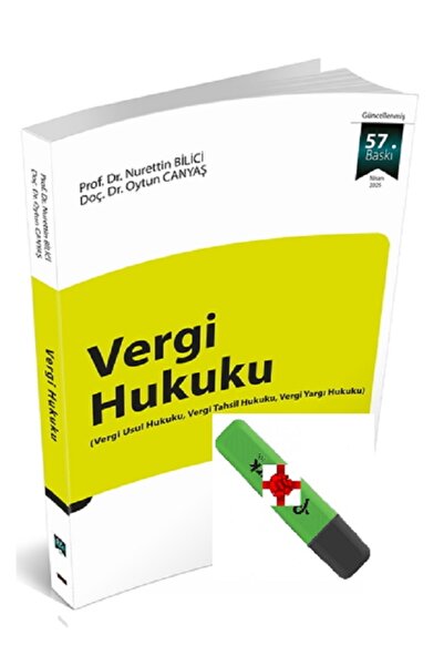 Savaş Yayınevi Vergi Hukuku - Nurettin Bilici 2025-57.baskı Kalem