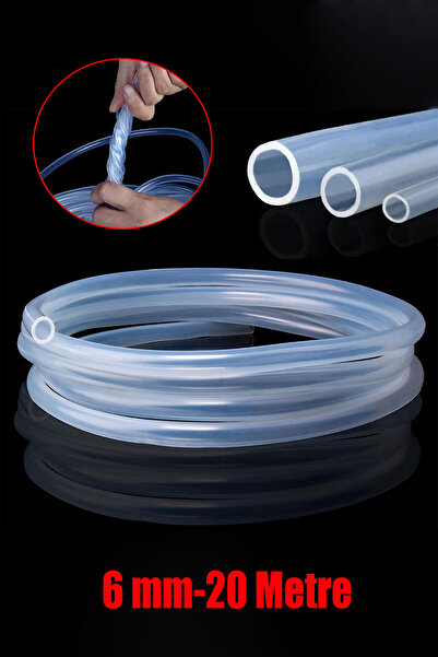 NZB Şeffaf Terazi Hortumu İç Çap 6 mm Termosifon Otomobil Kapı Fitili 20 Metre