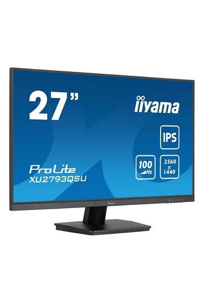 IIYAMA Monitor IPS LED Iiyama 27" XU2793QSU-B7, WQHD (2560 x 1440), HDMI, DisplayPort, Boxe, 100 Hz, 1 ms