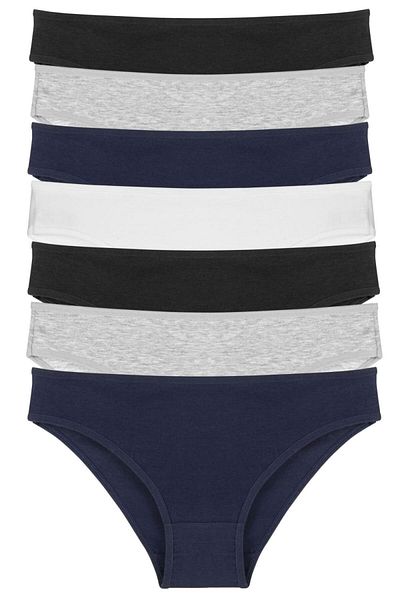 Nicoletta Γυναικεία κιλότα 7 Συσκευασίας Lycra Cotton MIXCOLOR