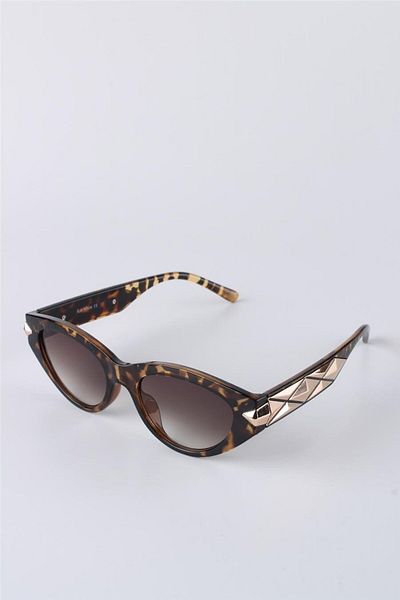 La Viva Leopard Gold Uv400 Protection Women Sunglasses G25Lv16434R02