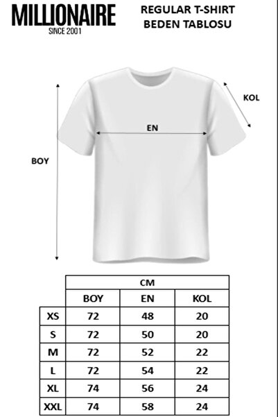 Millionaire Erkek Siyah Regular Asit Yıkamalı Eskitme Efektli Boyalı T-Shirt