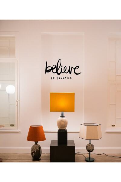 New Jargon Crede în tine - Autocolant cu text - Decor de perete, Decor pentru...