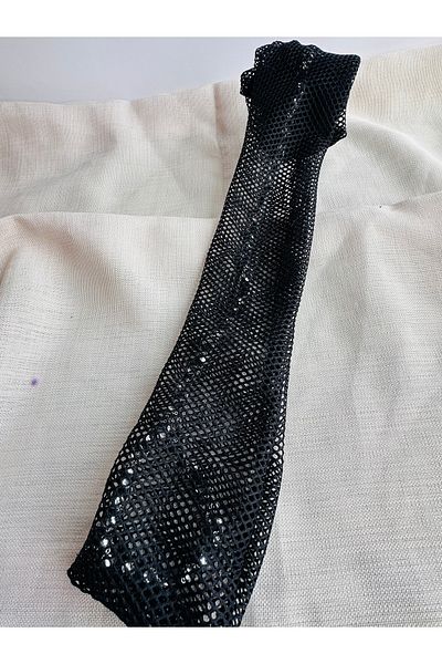Bukiro Mesh Silver Detailed Wire Hair Band Stone Mesh Hair Band