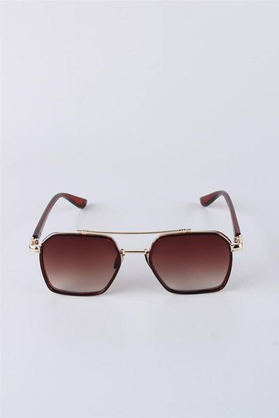 La Viva Brown Uv400 Protection Unisex Sunglasses G25Lv3311R02