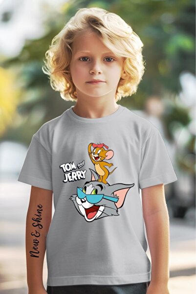 New Shine TOM I DŽERI ŠTAMPANA ŠTAMPANA OGROMNA DEČIJA MAJICA