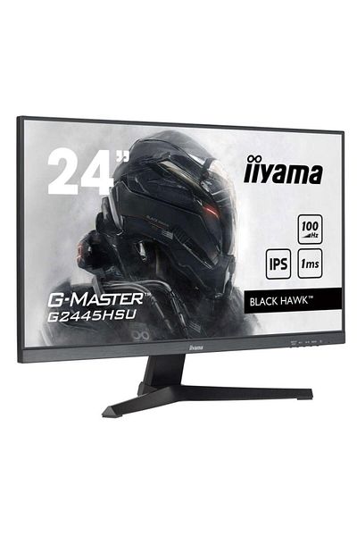 IIYAMA Monitor Gaming IPS LED iiyama G-Master 23.8" G2445HSU-B2, Full HD (1920 x 1080), Boxe, 100 Hz, 1 ms