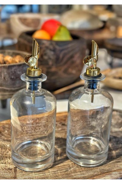 MİEN Gold Yağdanlık Yağlık Sirkelik Seti 500 Ml