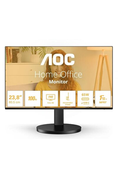 Aoc Monitor IPS LED AOC 23.8" 24B3CF2, Full HD (1920 x 1080), HDMI, Boxe, 100...
