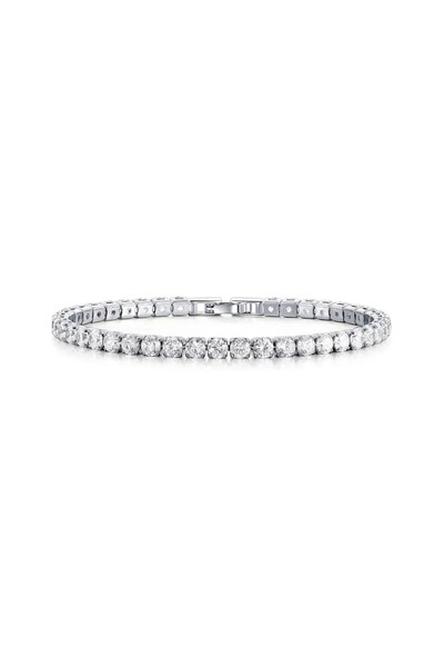 TREND COLLECTİON Women's Luxury Waterway Silver Color Bracelet