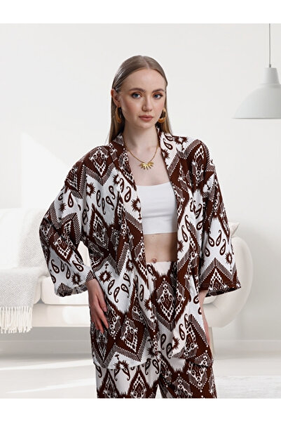 MOONBULL Γυναικείο Σετ Κιμονό με σχέδια