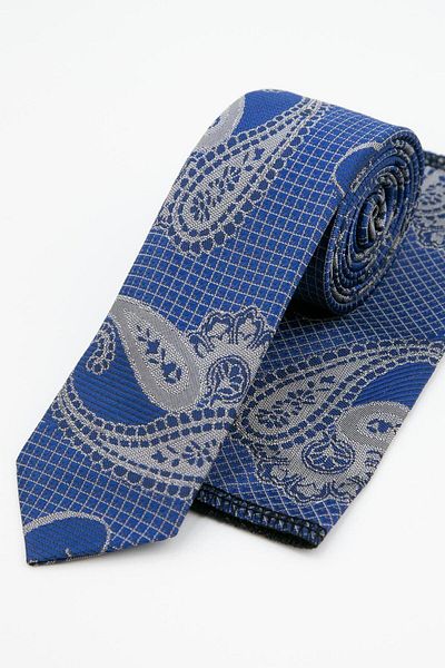 SIRRI Paisley Motif Men's Tuna and Mandile Set (5.5X150Cm)