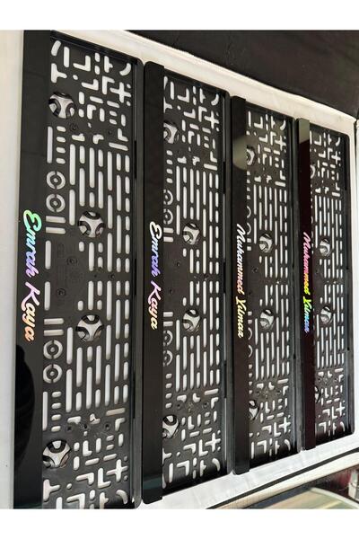 bys Hologram 3d Parlak Ultra Lüx Takmatik Pleksi Plakalık (2 Adet)