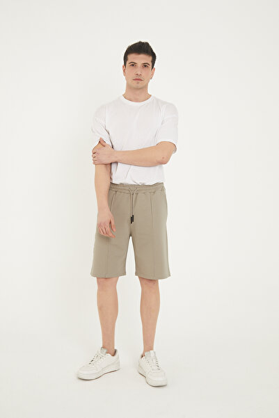 KAPHONE Erkek Standart Fit Rahat Kalıp Çıma Detaylı Penye Şort