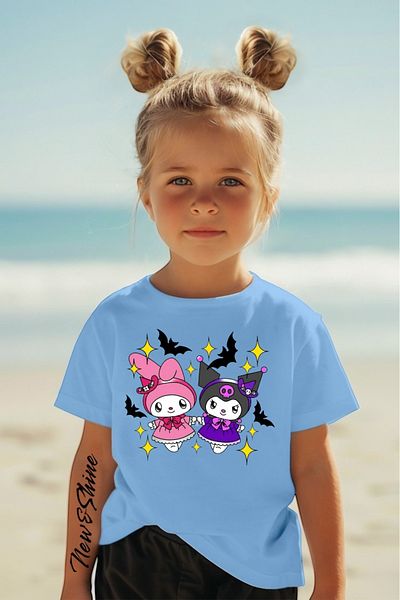New Shine În căruciorul 6 și mai sus, 1 tricou este cadou pentru achiziții - Tricou pentru copii oversize imprimat Kuromi