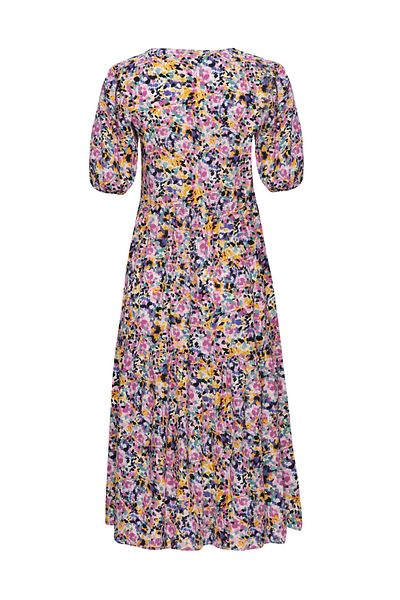 STELLA PULVIS Rochie midi cu guler pătrat multicolor
