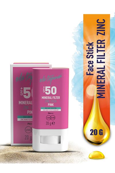 Eda Taşpınar SPF 50+ Zinc Stick with Pink Mineral Filter - EGY0031