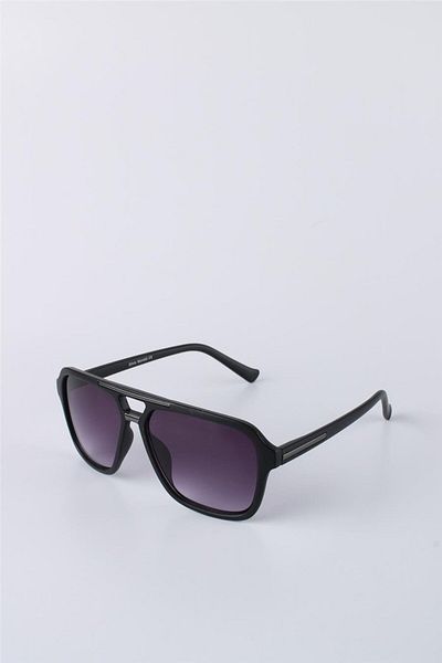 Silvio Monetti Matte Black Uv400 Protection Men's Sunglasses G25Sm58037R03